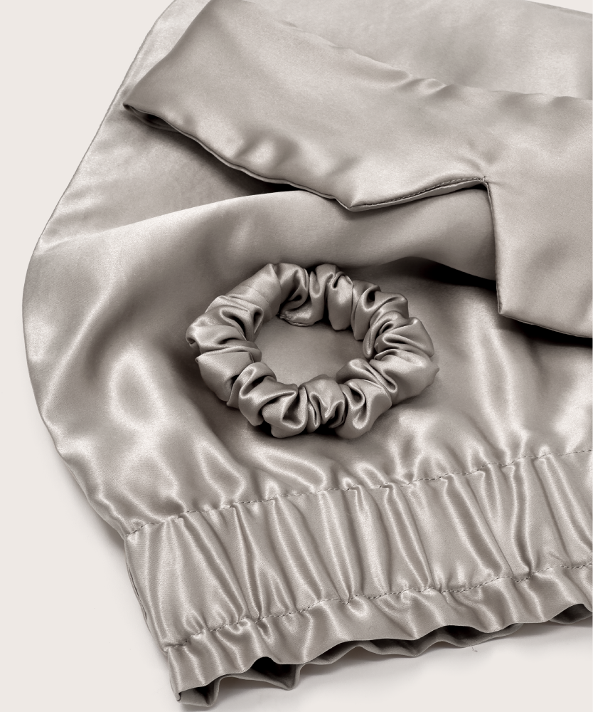 The Silk Wardrobe Beauty Set - Silver Cloud