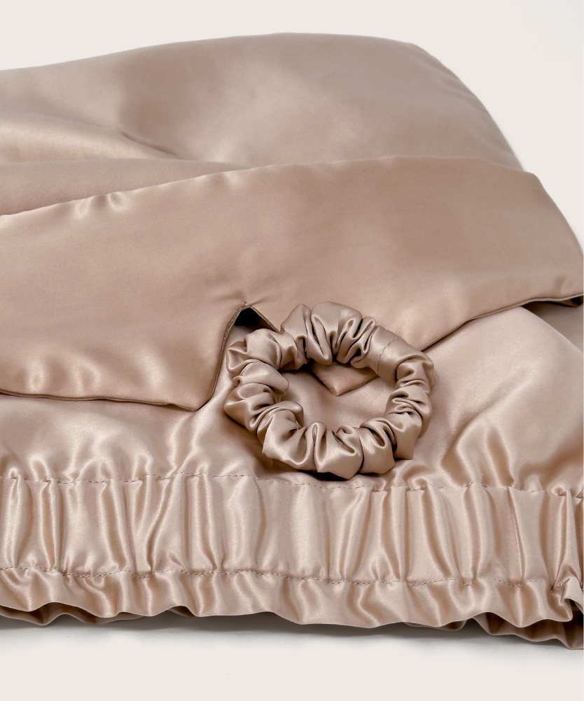 The Silk Wardrobe Beauty Set - Caramel